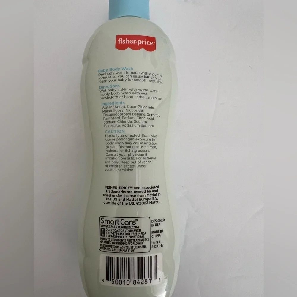New Fisher Price Hello Bath Time Baby Body Wash Shampoo Lotion Bundle
